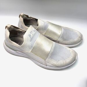 APL Techloom Bliss Womens 11 Cream White Athleisure Minimalist Designer‎
